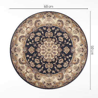 Pvc carpet Persian flower composition