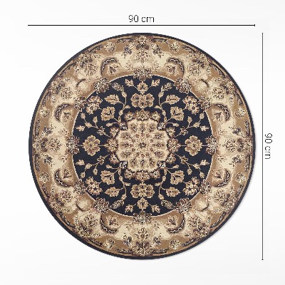 Pvc carpet Persian flower composition