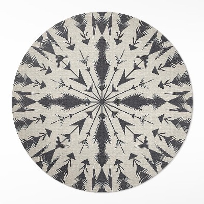 Vinyl floor rug Aztec arrows