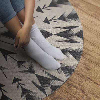 Vinyl floor rug Aztec arrows