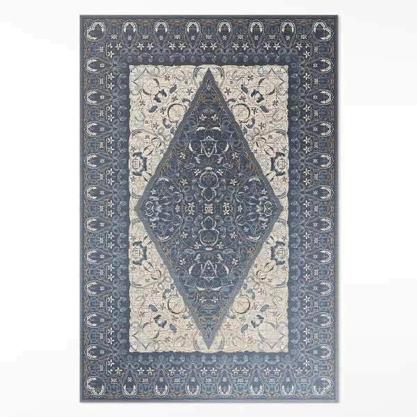 Vinyl floor rug Arabic ombré vintage ornamental pattern