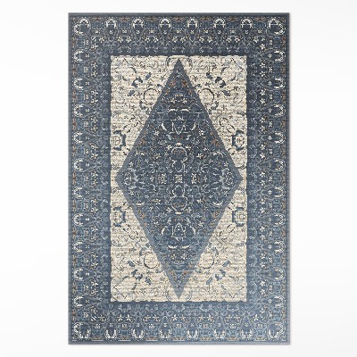 Vinyl floor rug Arabic ombré vintage ornamental pattern