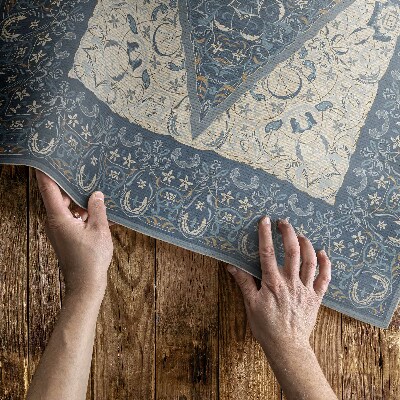Vinyl floor rug Arabic ombré vintage ornamental pattern