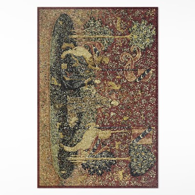Pvc carpet Medieval imitation fabric vintage