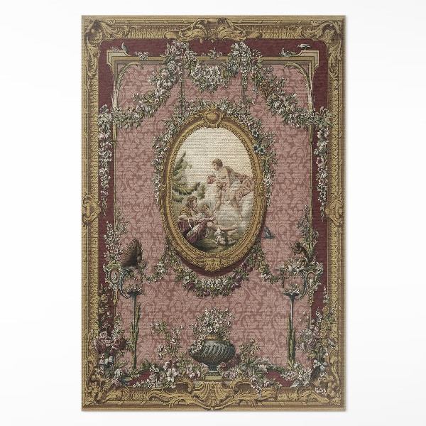 Pvc rug Polychromy by Albert Racinet