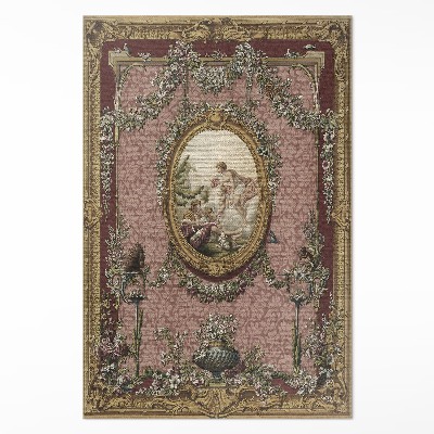 Pvc rug Polychromy by Albert Racinet