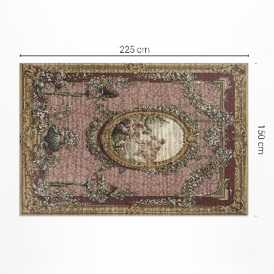 Pvc rug Polychromy by Albert Racinet