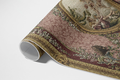 Pvc rug Polychromy by Albert Racinet