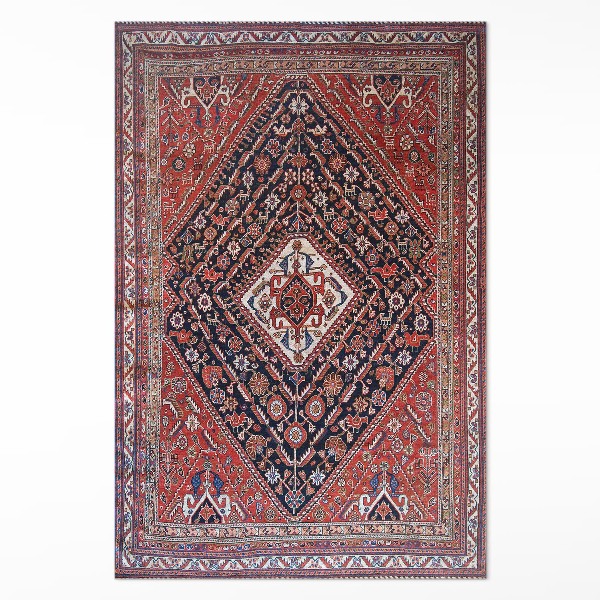 Vinyl rug Turkish-Persian pattern in vintage style