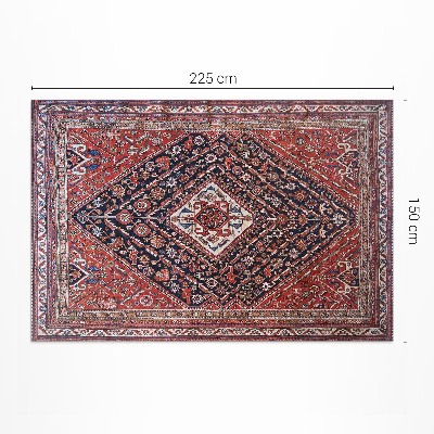 Vinyl rug Turkish-Persian pattern in vintage style