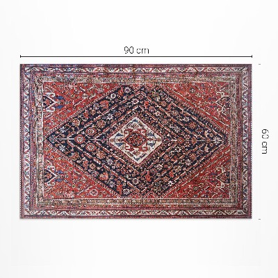 Vinyl rug Turkish-Persian pattern in vintage style