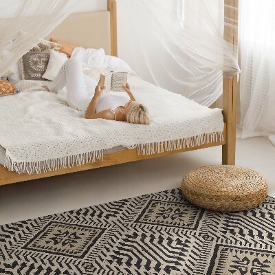 Pvc carpet Indian boho ornament design