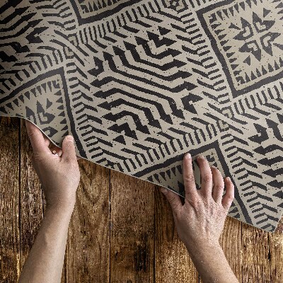 Pvc carpet Indian boho ornament design