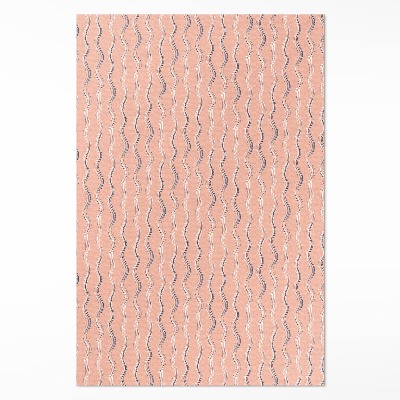 Pvc carpet Boho waves in pastel colors