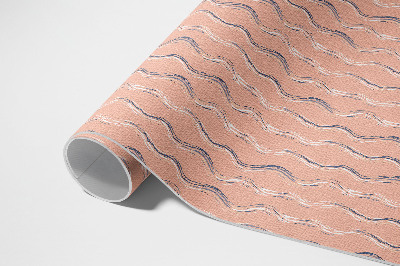 Pvc carpet Boho waves in pastel colors