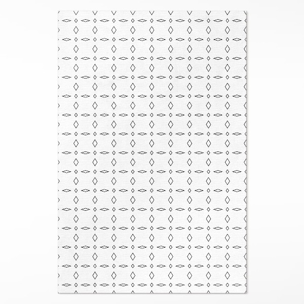 Vinyl rug Minimalist modern ornaments