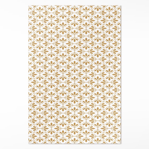 Vinyl rug Decorative petals regular pattern