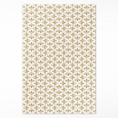 Vinyl rug Decorative petals regular pattern