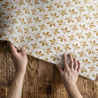 Vinyl rug Decorative petals regular pattern