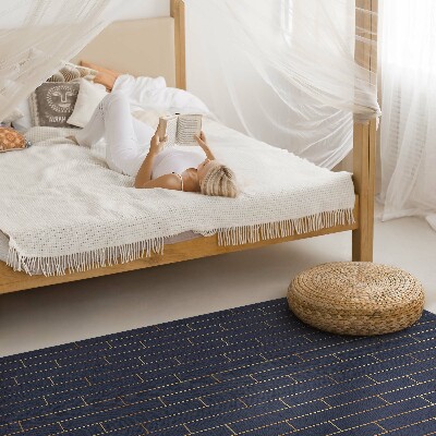 Pvc carpet Modern dark parquet regular lines
