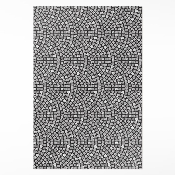 Vinyl rug Stone patterning fine mosaic