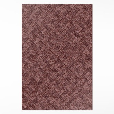 Vinyl rug Knitted parquet fashion herringbone