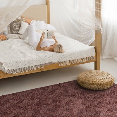 Vinyl rug Knitted parquet fashion herringbone