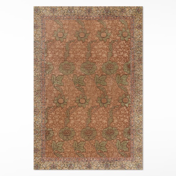 Pvc rug Vintage wild flowers