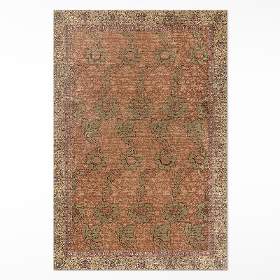 Pvc rug Vintage wild flowers