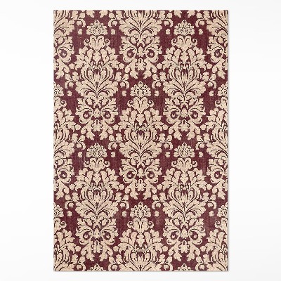 Pvc rug Regular plant ornament vintage style