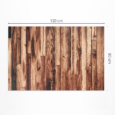 Vinyl floor rug Wooden worn parquet floorboards