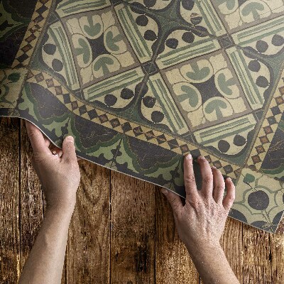 Pvc rug Classic art tiles