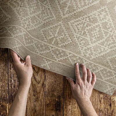 Pvc carpet Simple Aztec motifs in classic form
