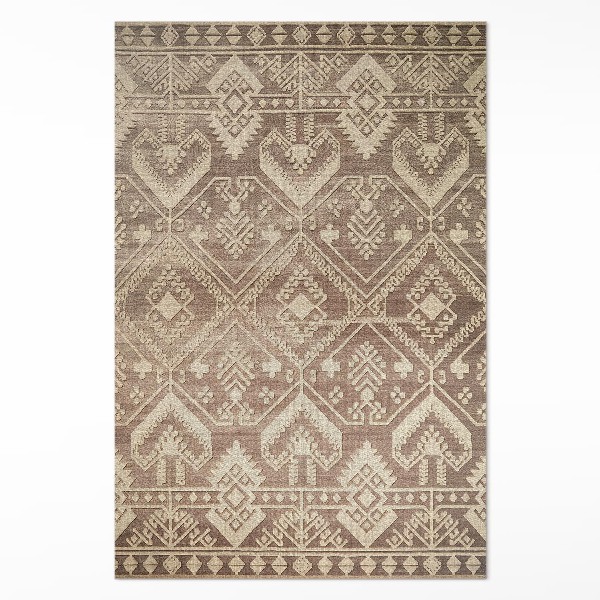 Vinyl rug Antique inspirations in Aztec layouts