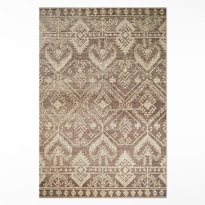 Vinyl rug Antique inspirations in Aztec layouts