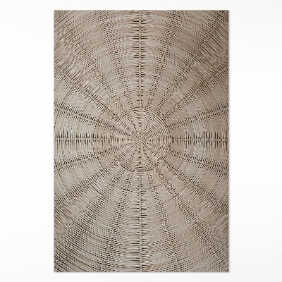 Pvc rug Wicker braid