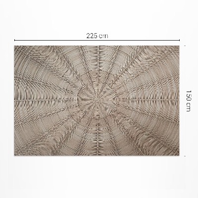 Pvc rug Wicker braid