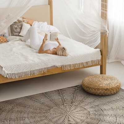 Pvc rug Wicker braid