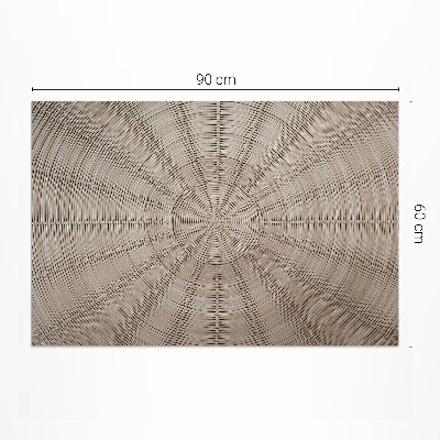 Pvc rug Wicker braid