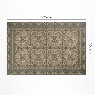 Pvc carpet Symmetrical vintage patterns