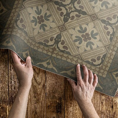 Pvc carpet Symmetrical vintage patterns