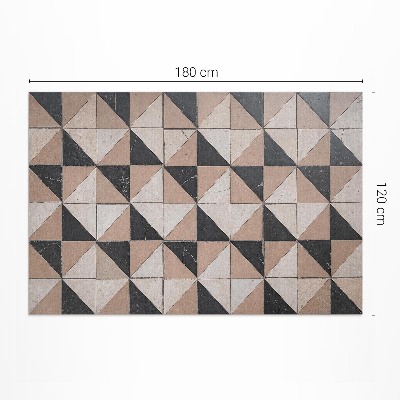 Pvc rug Traditional old house mosaic