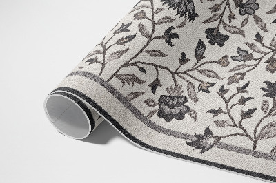 Vinyl carpet Minimalist monochrome plants