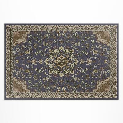 Vinyl carpet Vintage floral ornamental pattern
