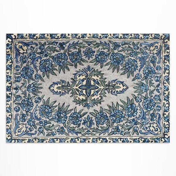 Vinyl carpet Nepal plant decoration