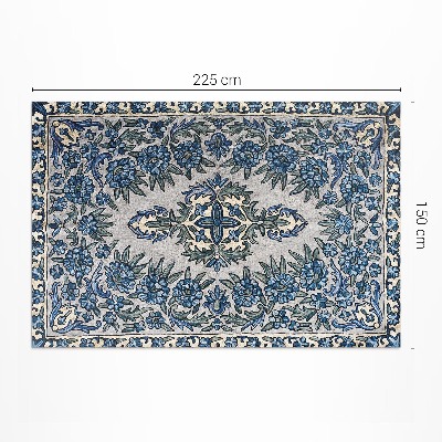 Vinyl carpet Nepal plant decoration