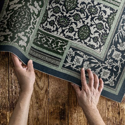 Vinyl carpet Albert Racinet ornamental design