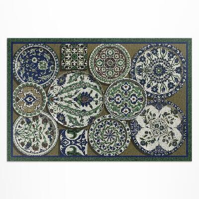 Vinyl carpet Circles modeled by Albert Racinet