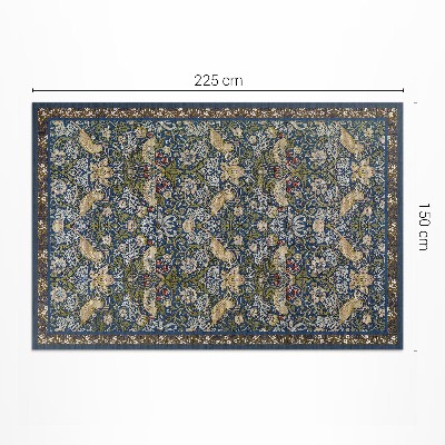 Vinyl carpet William Morris strawberry thief