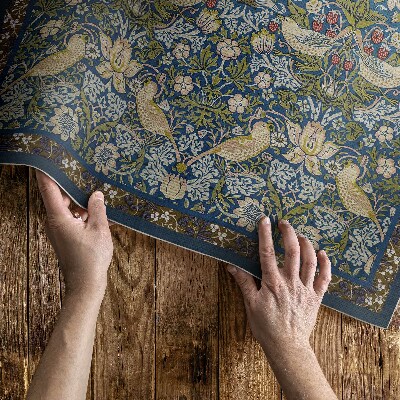 Vinyl carpet William Morris strawberry thief